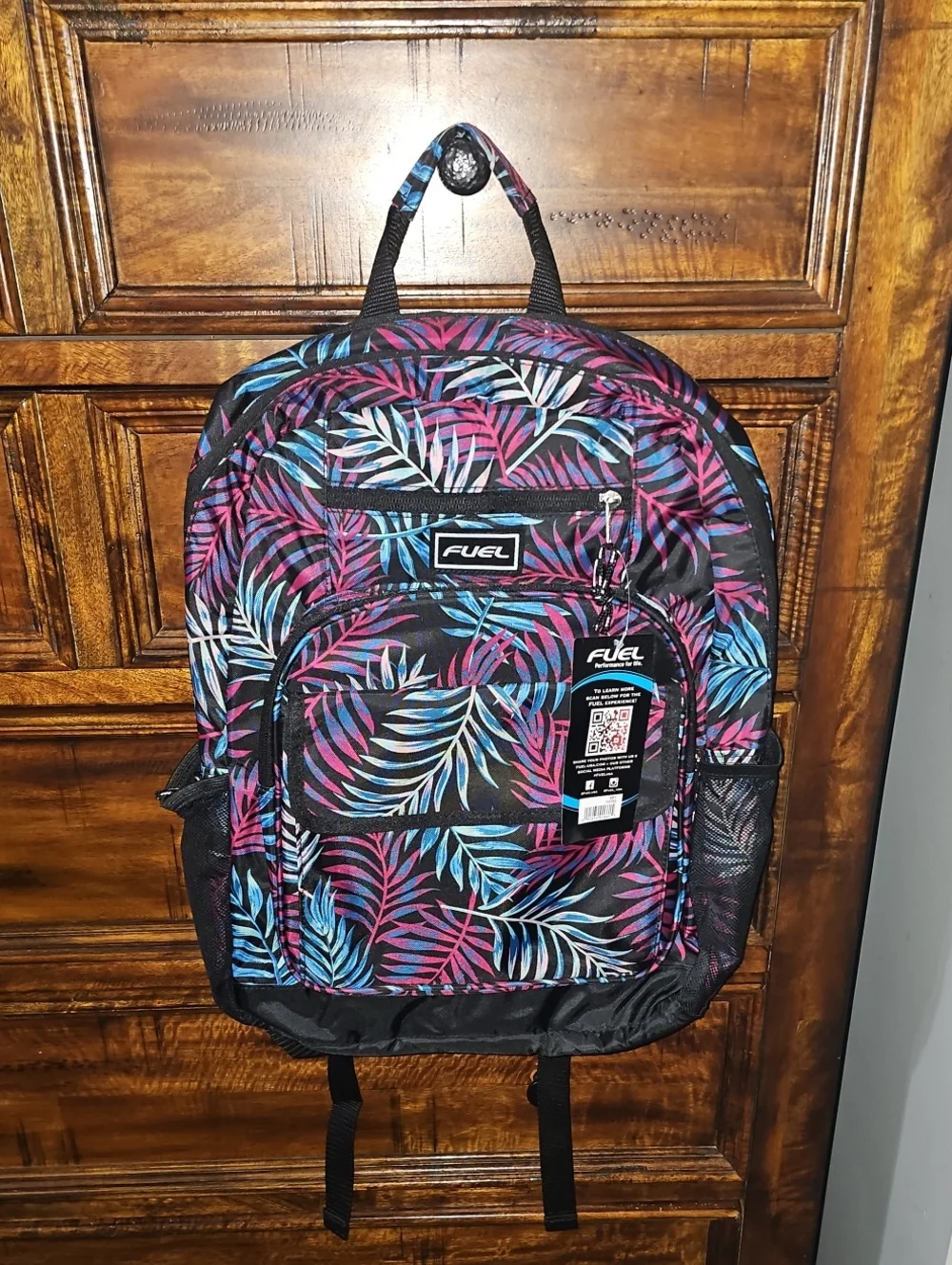 FUEL Beautiful Colorful Backpack, Nwts! Lots Of Storage And Space!